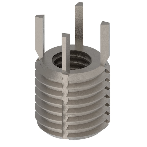 Zoro Select Key Locking Thread Insert, Thin Wall, 4 Keys, M6-1.00 Int Thrd Sz, M10-1.25 Ext Thrd Sz, 10 PK 217-076352 - main