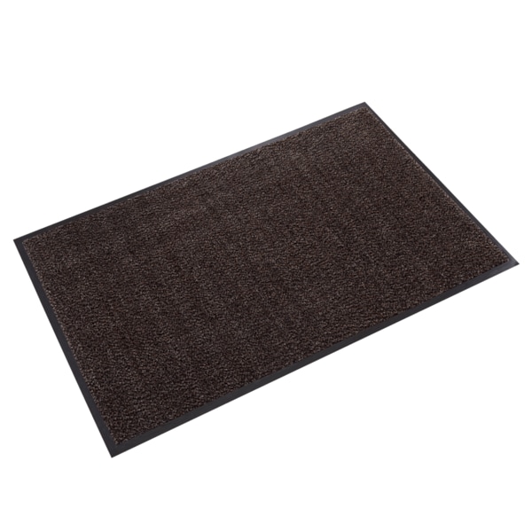 Crown Matting Technologies Carpeted Entrance Mat, Walnut, 4 ft W x 10 ft L DS 0410WA - main