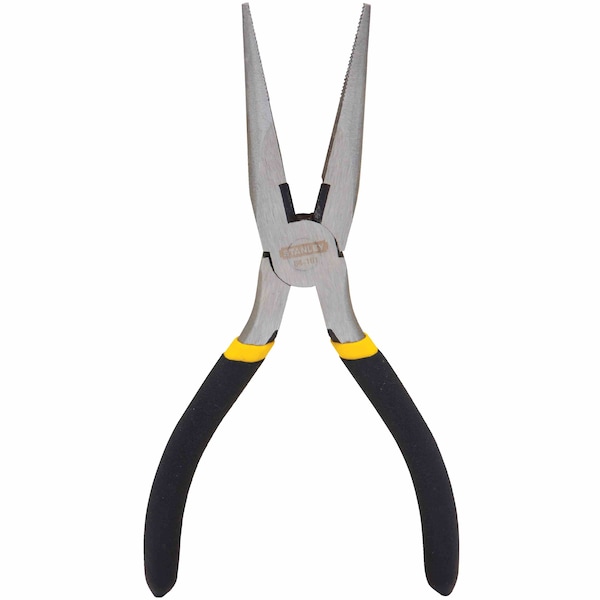 STANLEY 63/4" Pliers, Dipped Handle Handle 84101