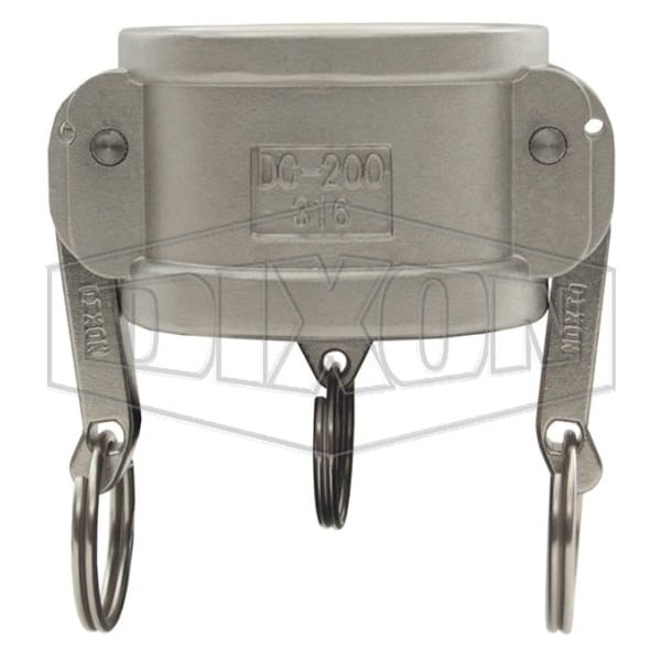 Dixon Cam and Groove, Dust Cap SS, 2" G200-DC-SS - main