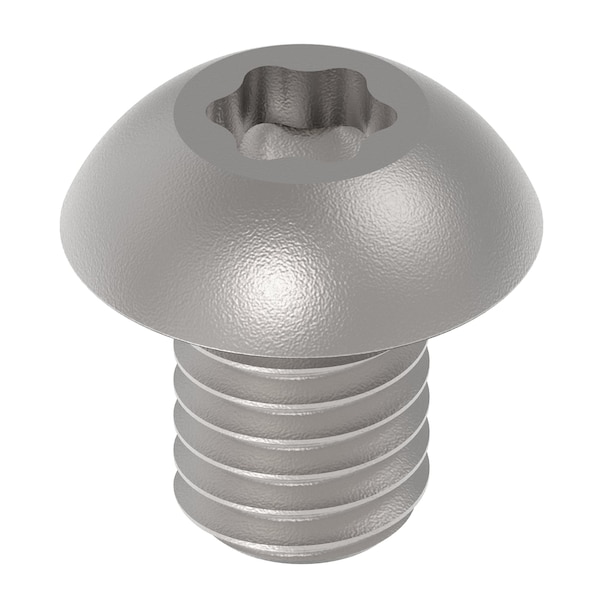 Zoro Select No. 10-32 x 1/4 in Torx Button Standard Machine Screw, Unfinished A286 Stainless Steel ZBM274-286 - main
