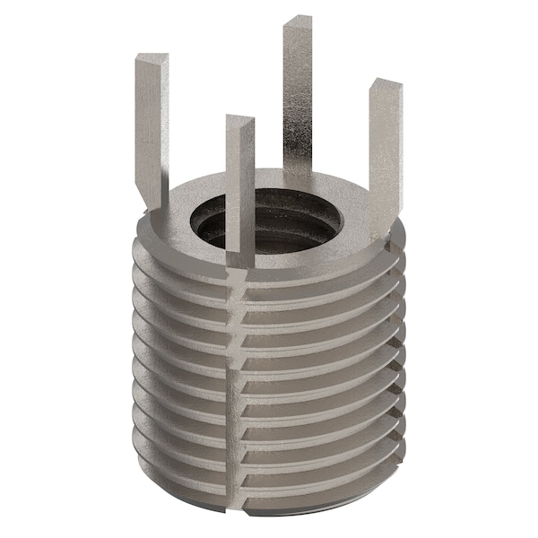 Zoro Select Key Locking Thread Insert, Heavy Wall, 4 Keys, M10-1.50 Int Thrd Sz, M16-1.50 Ext Thrd Sz, 10 PK 217-076367 - main