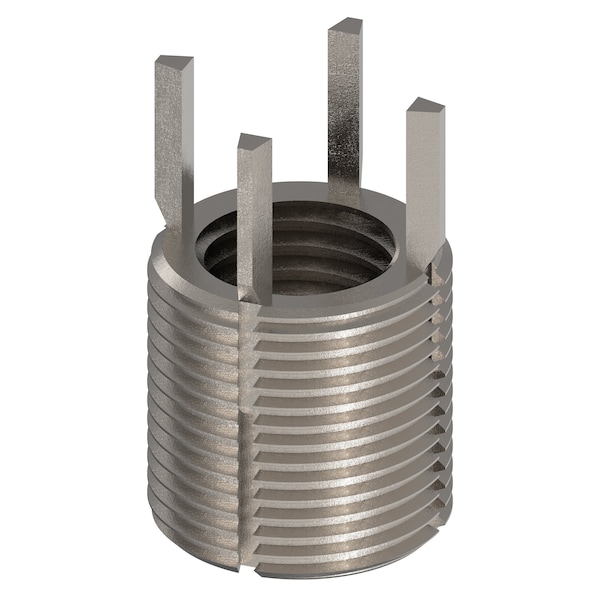 Zoro Select Key Locking Thread Insert, Heavy Wall, 4 Keys, M16-2.00 Int Thrd Sz, M22-1.50 Ext Thrd Sz, 10 PK 217-077371 - main