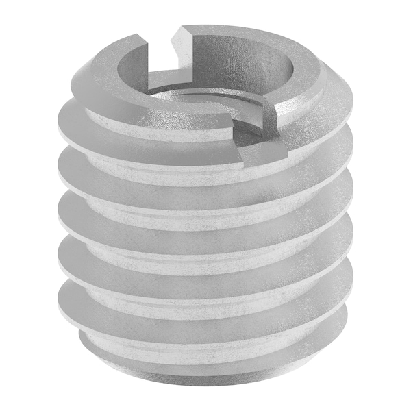 Zoro Select Heavy Wall Self Locking Thread Insert, 1/4"-20 Int Thrd Sz, Steel EZ-329-4IC - main