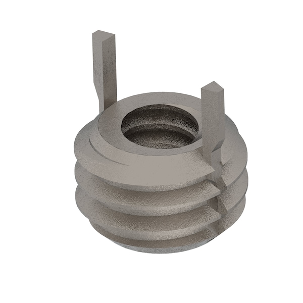 Zoro Select Key Locking Thread Insert, Thin Wall, 2 Keys, No. 4-40 Int Thrd Sz, No. 10-32 Ext Thrd Sz, 10 PK 217-077284 - main