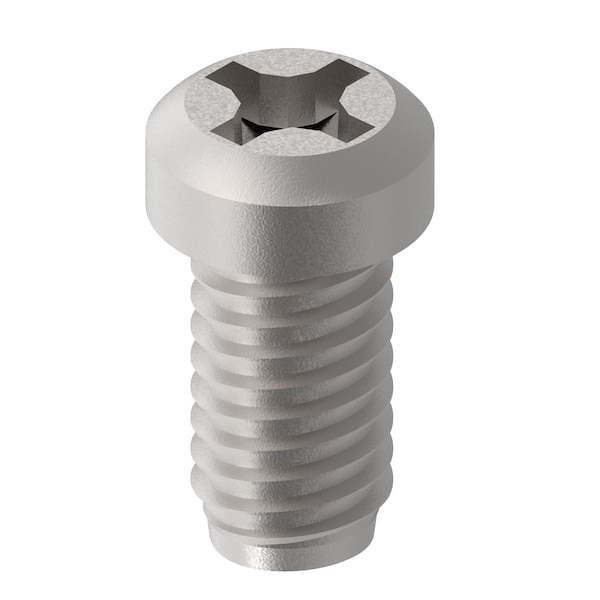 Zoro Select Thread Cutting Screw, M3.5 x 8 mm, Zinc Plated Steel Fillister Head Phillips Drive, 500 PK M67150.035.0008 - main