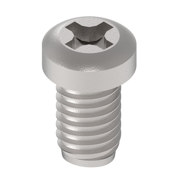 Zoro Select Thread Cutting Screw, M3 x 6 mm, Zinc Plated Steel Fillister Head Phillips Drive, 500 PK M67150.030.0006 - main