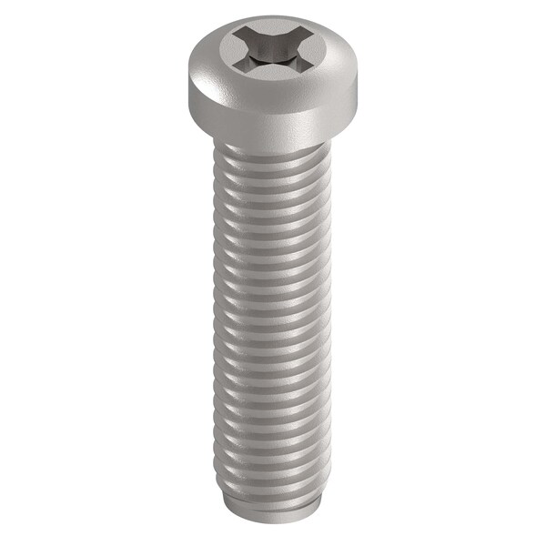 Zoro Select Thread Cutting Screw, M5 x 25 mm, Zinc Plated Steel Fillister Head Phillips Drive, 250 PK M67150.050.0025 - main