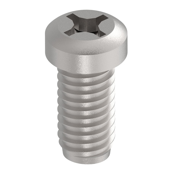 Zoro Select Thread Cutting Screw, M6 x 15 mm, Zinc Plated Steel Fillister Head Phillips Drive, 100 PK M67150.060.0015 - main