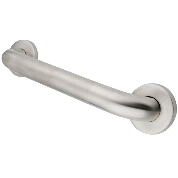 Kingston Brass Traditional GB1236CT 36" Stainless Steel Grab Bar, 39" L, 18 ga. Stainless Steel, Brushed Nickel GB1236CT - main