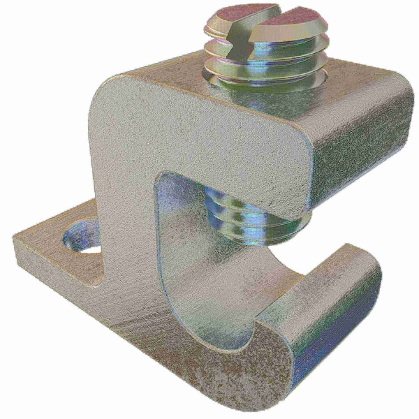 Ilsco Aluminum Lay-in Ground Lug, Dual Ra, PK4 GBL-4-EC - main