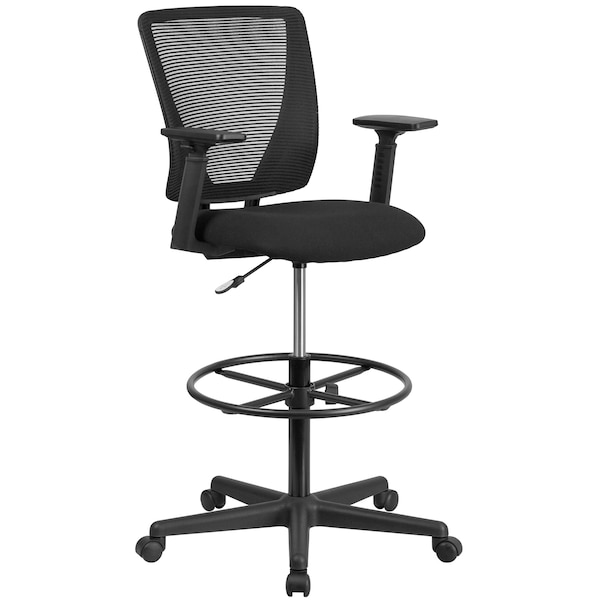 Flash Furniture Draft Chair, Black Seat, Mesh Back GO-2100-A-GG