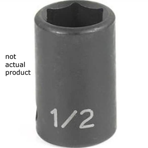 Grey Pneumatic 3/8" Drive, 21mm Size, Metric Socket, 6 Points, 21mm, 3/8D Impact, 6pt. 1021M - main