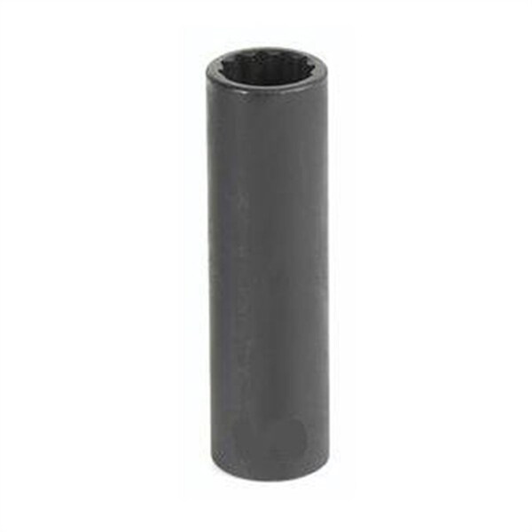 Grey Pneumatic 3/8" Drive, 16mm Size, Metric Socket, 12 Points, 16mm, 3/8"D, Impact, 12pt., D, Blk 1116MD - main