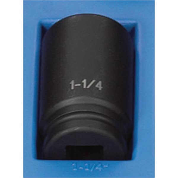Grey Pneumatic 3/4" Drive, 1-1/4" Size, SAE Socket, 6 Points, 1-1/4", 3/4"D, 6pt. D 3040D - main