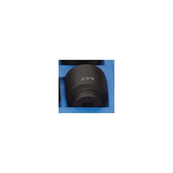 Grey Pneumatic 3/4" Drive, 2-1/16" Size, SAE Socket, 6 Points, 2-1/16", 3/4"D, 6pt. 3066R - main