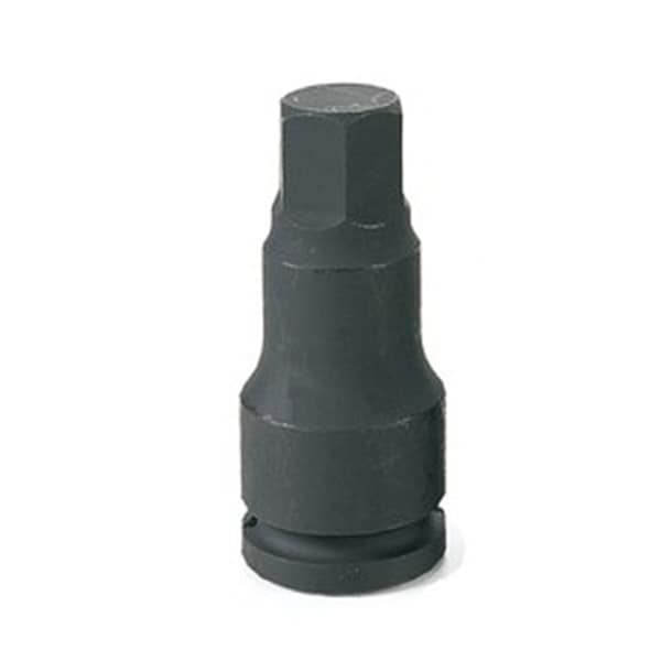 Grey Pneumatic 3/4" Drive, 22mm Size, Metric Socket, 6 Points, 22mm, 3/4"D, Impact, Hex Male, Blk 3922M - main