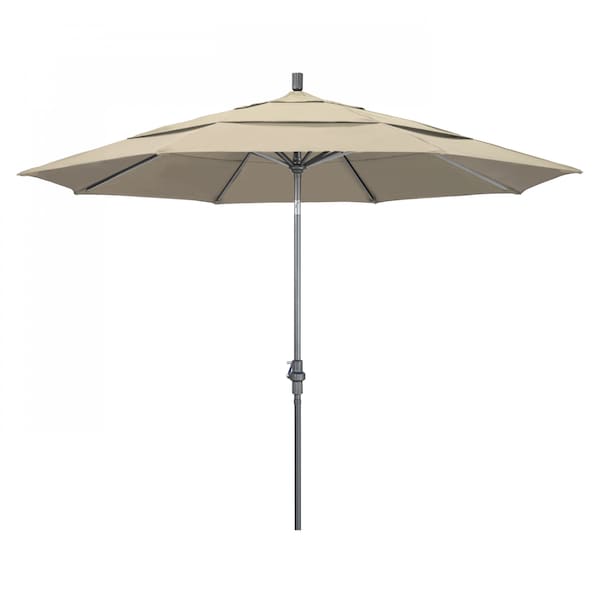 California Umbrella Patio Umbrella, Octagon, 110.5" H, Sunbrella Fabric, Antique Beige 194061012918 - main