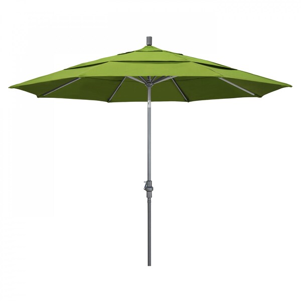 California Umbrella Patio Umbrella, Octagon, 110.5" H, Sunbrella Fabric, Macaw 194061012932 - main