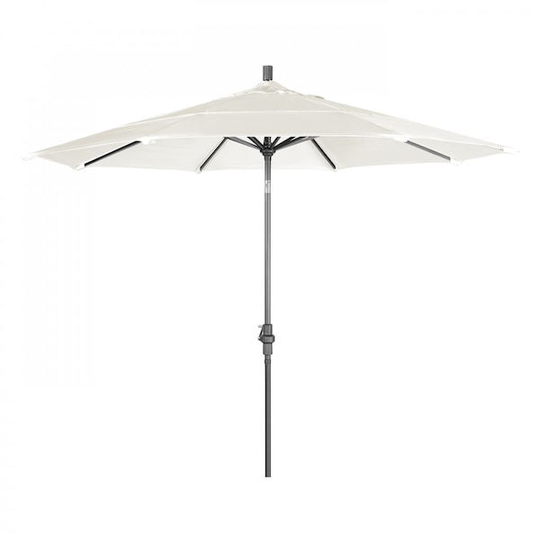 California Umbrella Patio Umbrella, Octagon, 110.5" H, Sunbrella Fabric, Canvas 194061012987 - main