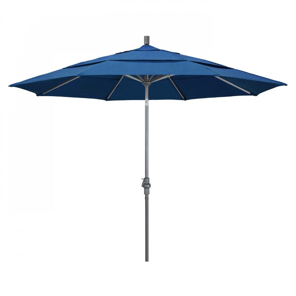California Umbrella Patio Umbrella, Octagon, 110.5" H, Sunbrella Fabric, Regatta 194061013045 - main