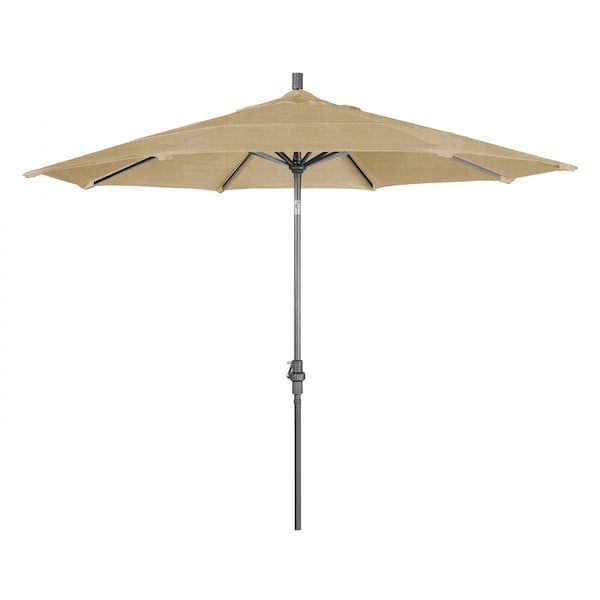 California Umbrella Patio Umbrella, Octagon, 110.5" H, Sunbrella Fabric, Linen Sesame 194061013137 - main