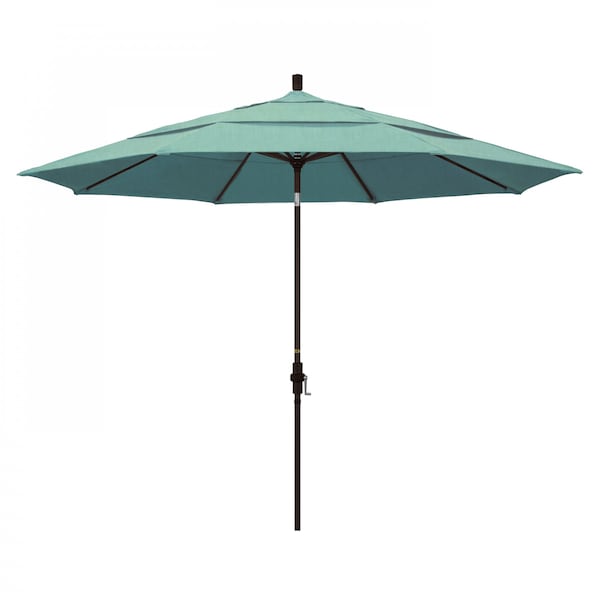 California Umbrella Patio Umbrella, Octagon, 110.5" H, Sunbrella Fabric, Spectrum Mist 194061013540 - main