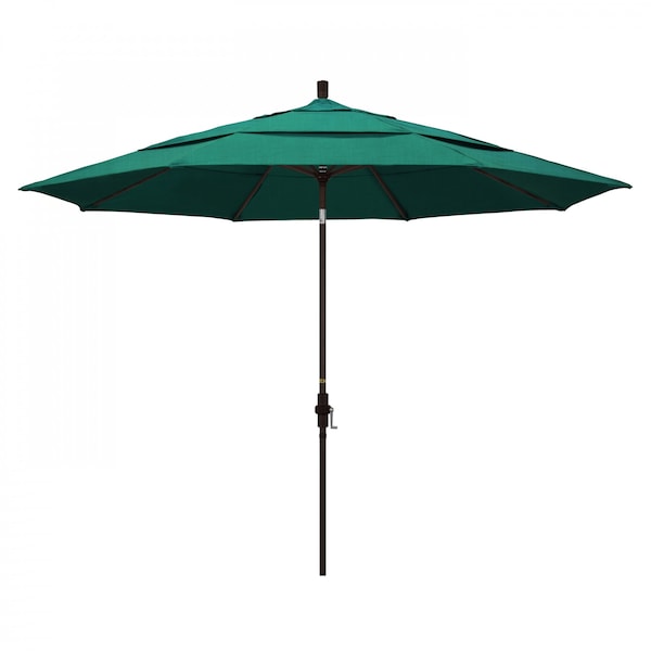 California Umbrella Patio Umbrella, Octagon, 110.5" H, Sunbrella Fabric, Spectrum Aztec 194061013588 - main