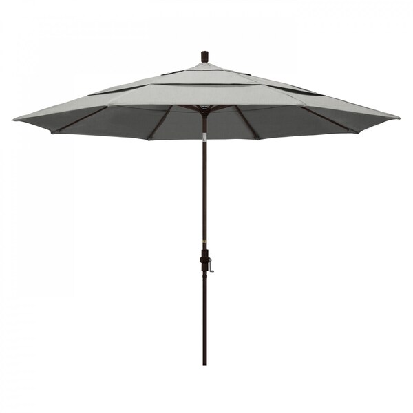 California Umbrella Patio Umbrella, Octagon, 110.5" H, Sunbrella Fabric, Granite 194061013618 - main