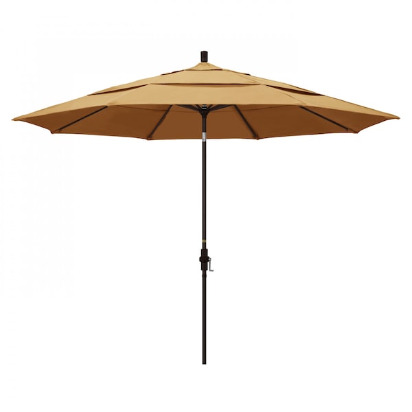 California Umbrella Patio Umbrella, Octagon, 110.5" H, Sunbrella Fabric, Wheat 194061013717 - main