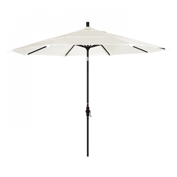 California Umbrella Patio Umbrella, Octagon, 110.5" H, Sunbrella Fabric, Canvas 194061013823 - main