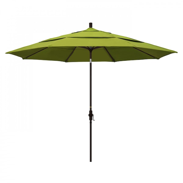 March Patio Umbrella, Octagon, 110.5" H, Pacifica Fabric, Ginkgo GSCU118117-SA11-DWV