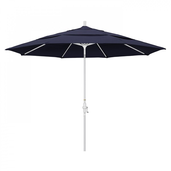 March Patio Umbrella, Octagon, 110.5" H, Olefin Fabric, Navy Blue GSCU118170-F09-DWV