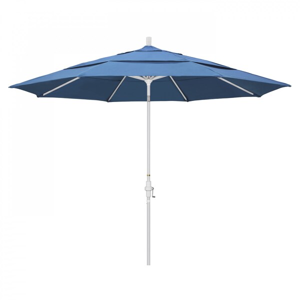 March Patio Umbrella, Octagon, 110.5" H, Olefin Fabric, Frost Blue GSCU118170-F26-DWV