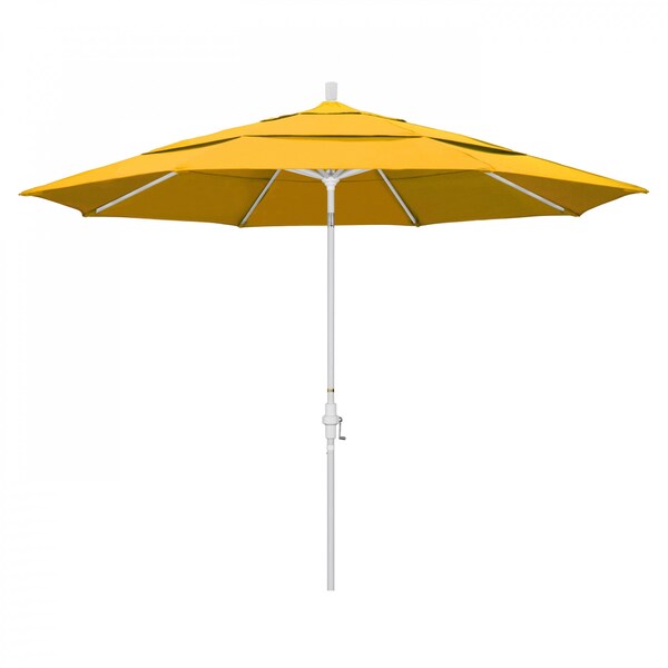 March Patio Umbrella, Octagon, 110.5" H, Pacifica Fabric, Yellow GSCU118170-SA57-DWV