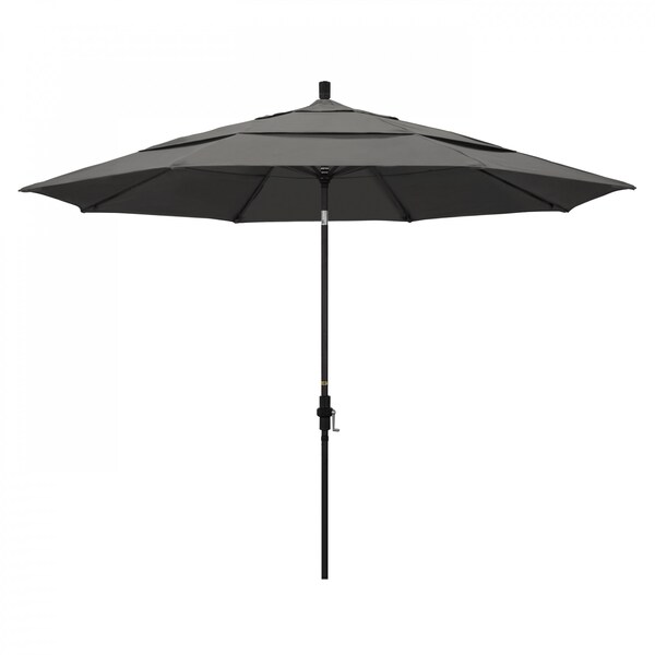 March Patio Umbrella, Octagon, 110.5" H, Sunbrella Fabric, Charcoal GSCU118302-54048-DWV
