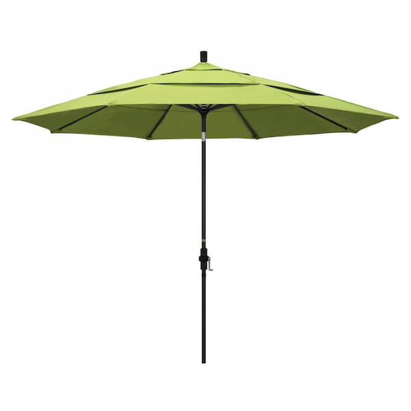 California Umbrella Patio Umbrella, Octagon, 110.5" H, Sunbrella Fabric, Parrot 194061015339 - main