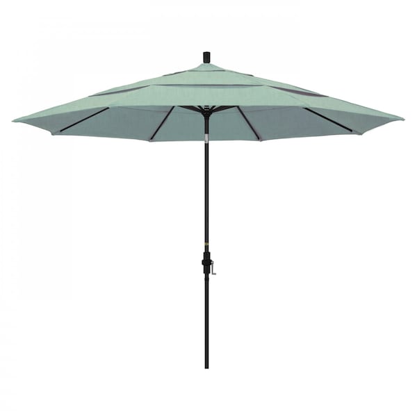 California Umbrella Patio Umbrella, Octagon, 110.5" H, Sunbrella Fabric, Spa 194061015384 - main