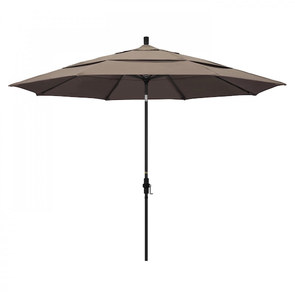California Umbrella Patio Umbrella, Octagon, 110.5" H, Sunbrella Fabric, Taupe 194061015520 - main