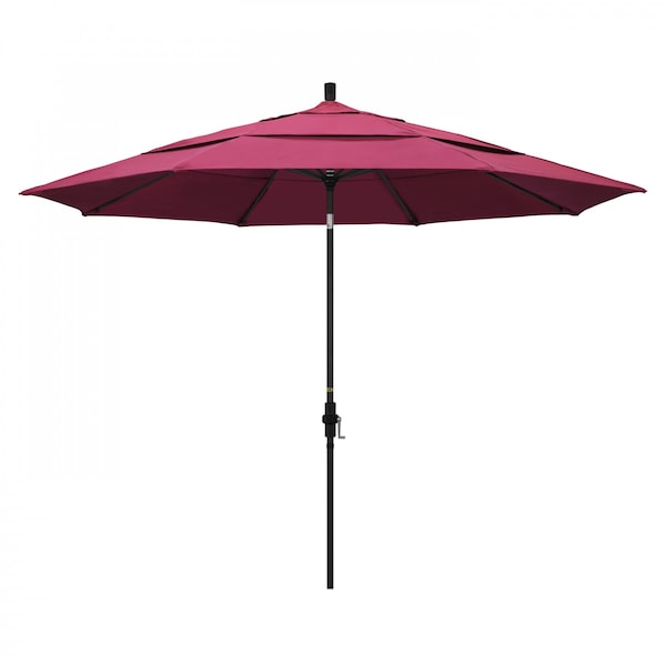 California Umbrella Patio Umbrella, Octagon, 110.5" H, Sunbrella Fabric, Hot Pink 194061015537 - main