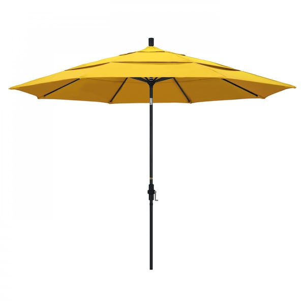 March Patio Umbrella, Octagon, 110.5" H, Olefin Fabric, Lemon GSCU118302-F25-DWV