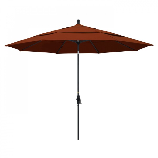 March Patio Umbrella, Octagon, 110.5" H, Pacifica Fabric, Brick GSCU118302-SA40-DWV