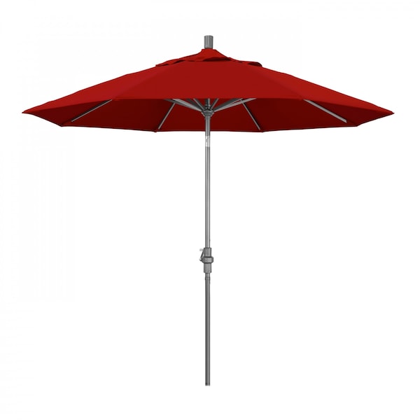 California Umbrella Patio Umbrella, Octagon, 102.38" H, Sunbrella Fabric, Jockey Red 194061016145 - main