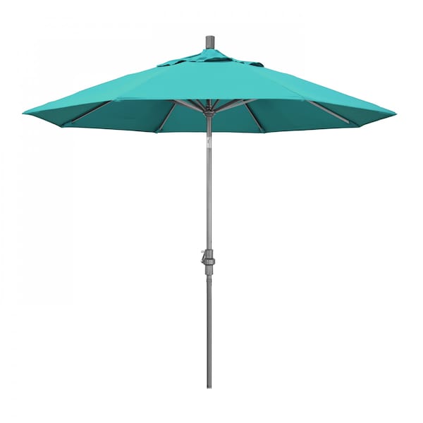 California Umbrella Patio Umbrella, Octagon, 102.38" H, Sunbrella Fabric, Aruba 194061016251 - main