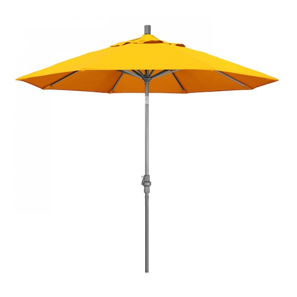 California Umbrella Patio Umbrella, Octagon, 102.38" H, Sunbrella Fabric, Sunflower Yellow 194061016350 - main