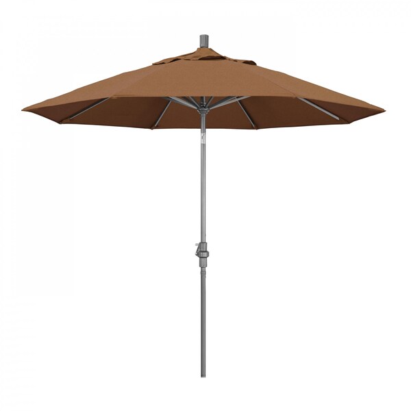 California Umbrella Patio Umbrella, Octagon, 102.38" H, Sunbrella Fabric, Teak 194061016398 - main