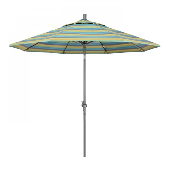 California Umbrella Patio Umbrella, Octagon, 102.38" H, Sunbrella Fabric, Astoria Lagoon 194061016466 - main