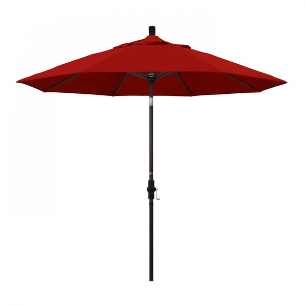 California Umbrella Patio Umbrella, Octagon, 102.38" H, Sunbrella Fabric, Jockey Red 194061017043 - main