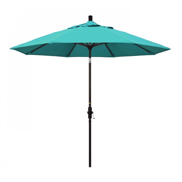 California Umbrella Patio Umbrella, Octagon, 102.38" H, Sunbrella Fabric, Aruba 194061017159 - main