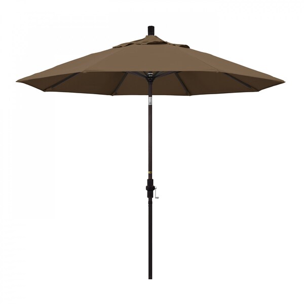 California Umbrella Patio Umbrella, Octagon, 102.38" H, Sunbrella Fabric, Cocoa 194061017180 - main
